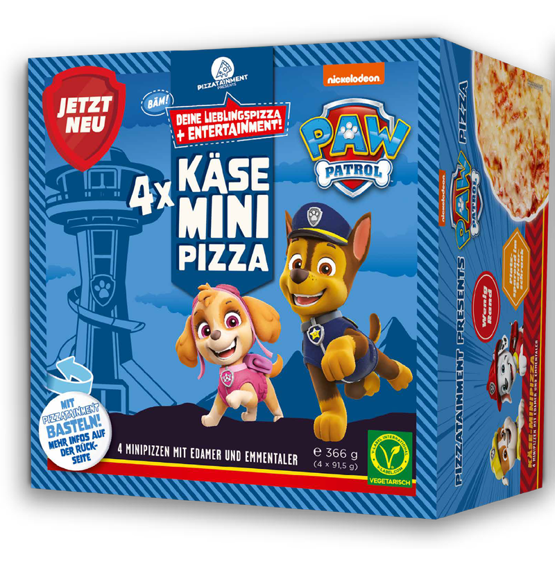 Paw Patrol Käse-Minipizzen