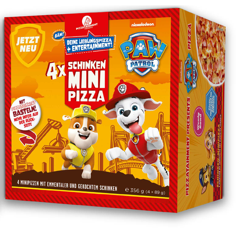 Paw Patrol Schinken-Minipizzen