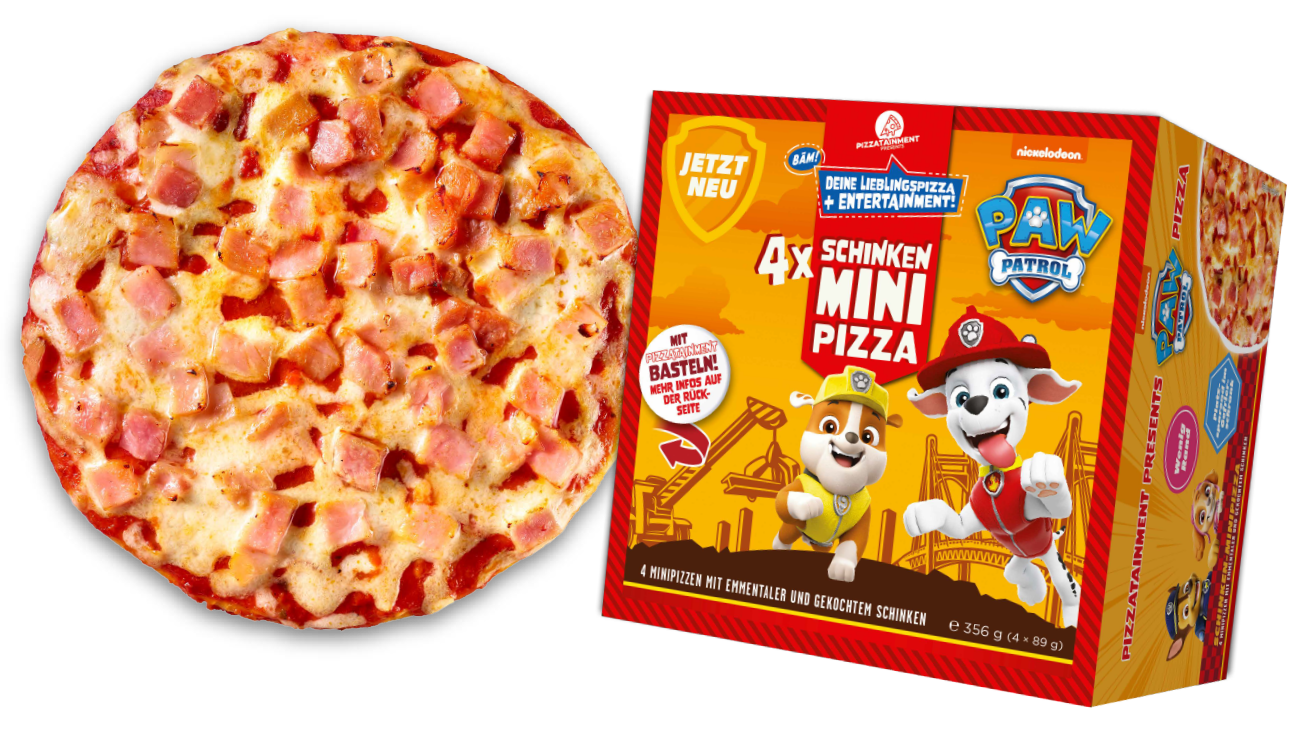 Paw Patrol Schinken-Minipizza