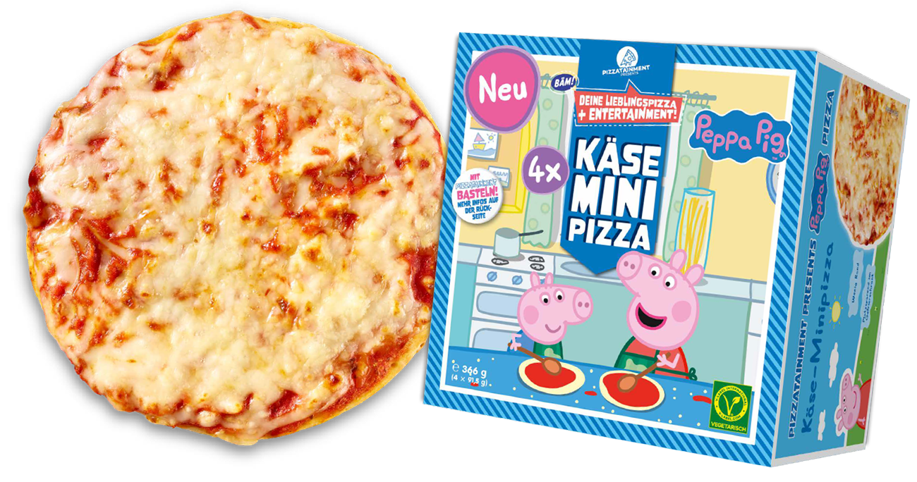 Käse-Minipizza