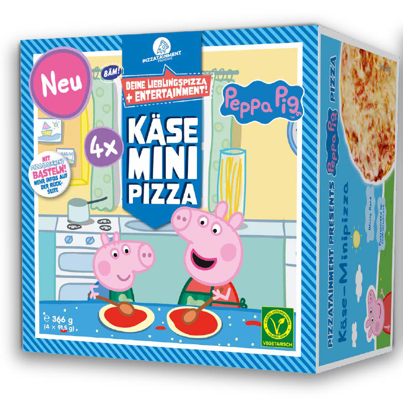 Peppa Pig Käse Mini Pizza