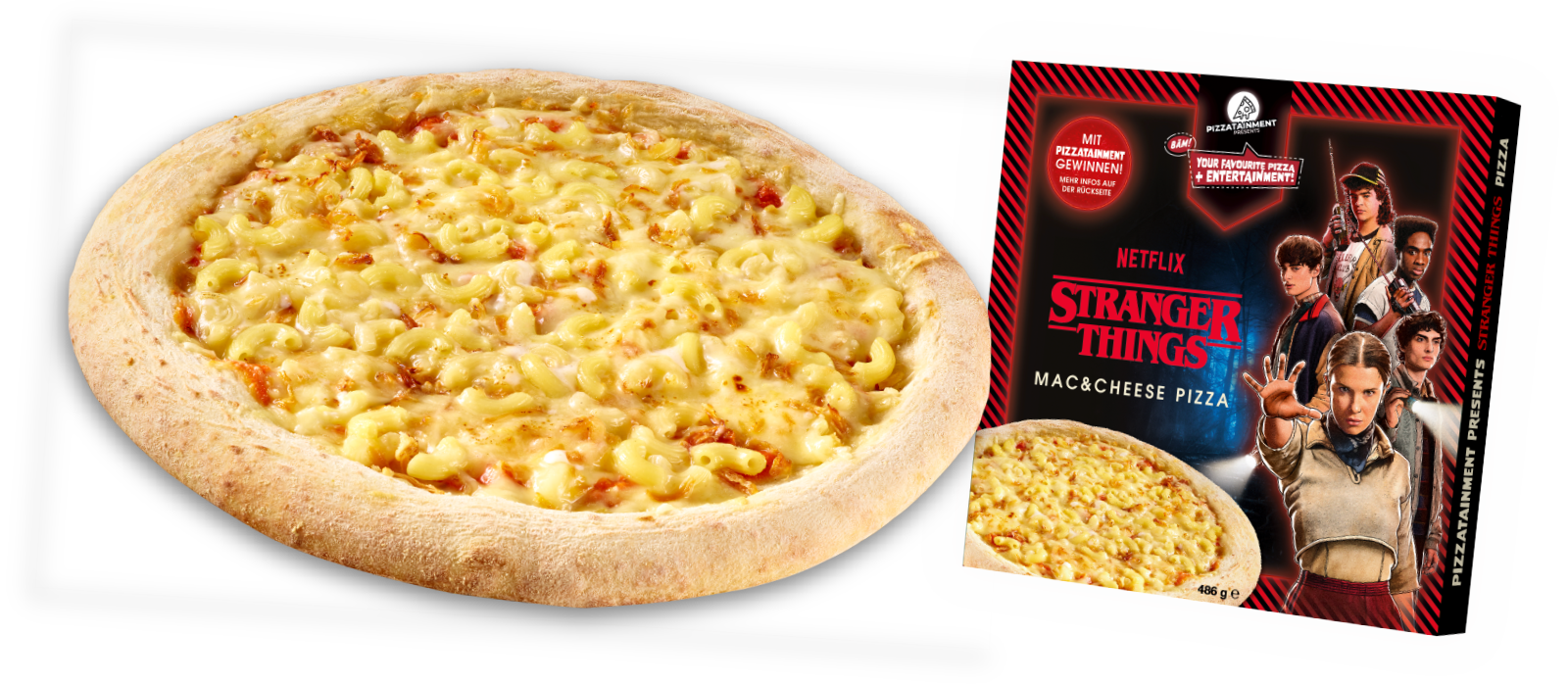 Stranger Things Mac&Cheese Pizza